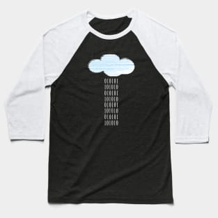 Binary Rain Baseball T-Shirt